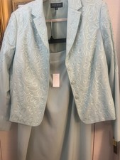 Nwt John Meyer 2piece 12 Light Green Ribbon Detail Skirt Suit Jacket Mrsp 280