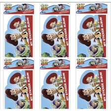 Pack Of 6 Disney Pixar Toy Story My Sticker Album NEW