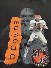 Vtg Bernie Kosar Cleveland Browns Crewneck Sweatshirt Men’s L Salem Sportswear 