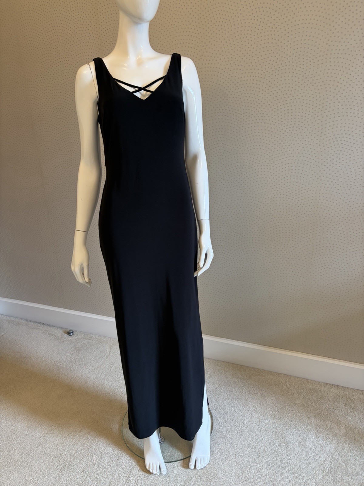 Bravissimo Women's Full Length Dress Size 12 Curvy/ Really Curvy Black
