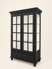 Black Display Cabinet