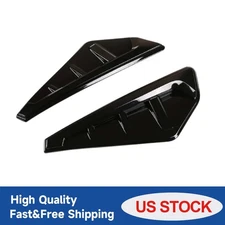 Glossy Black Side Wing Air Flow Fender Vent Cover For BMW X5 X5M G05 2019-2023