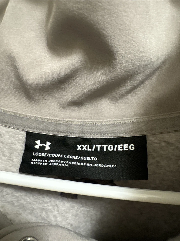 XXL 男式 Under Armor Quarter 纽扣带口袋 — 第 2/4 张图片