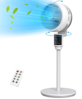 #ad ABOLEF PEDESTAL FAN FOR BEDROOM REMOTE CONTROLLED WHOLE ROOM AIR CIRCULATOR $99.66