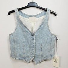 Citizens of Humanity - Carlotta Denim Vest Top - Blue - Medium - RRP £178