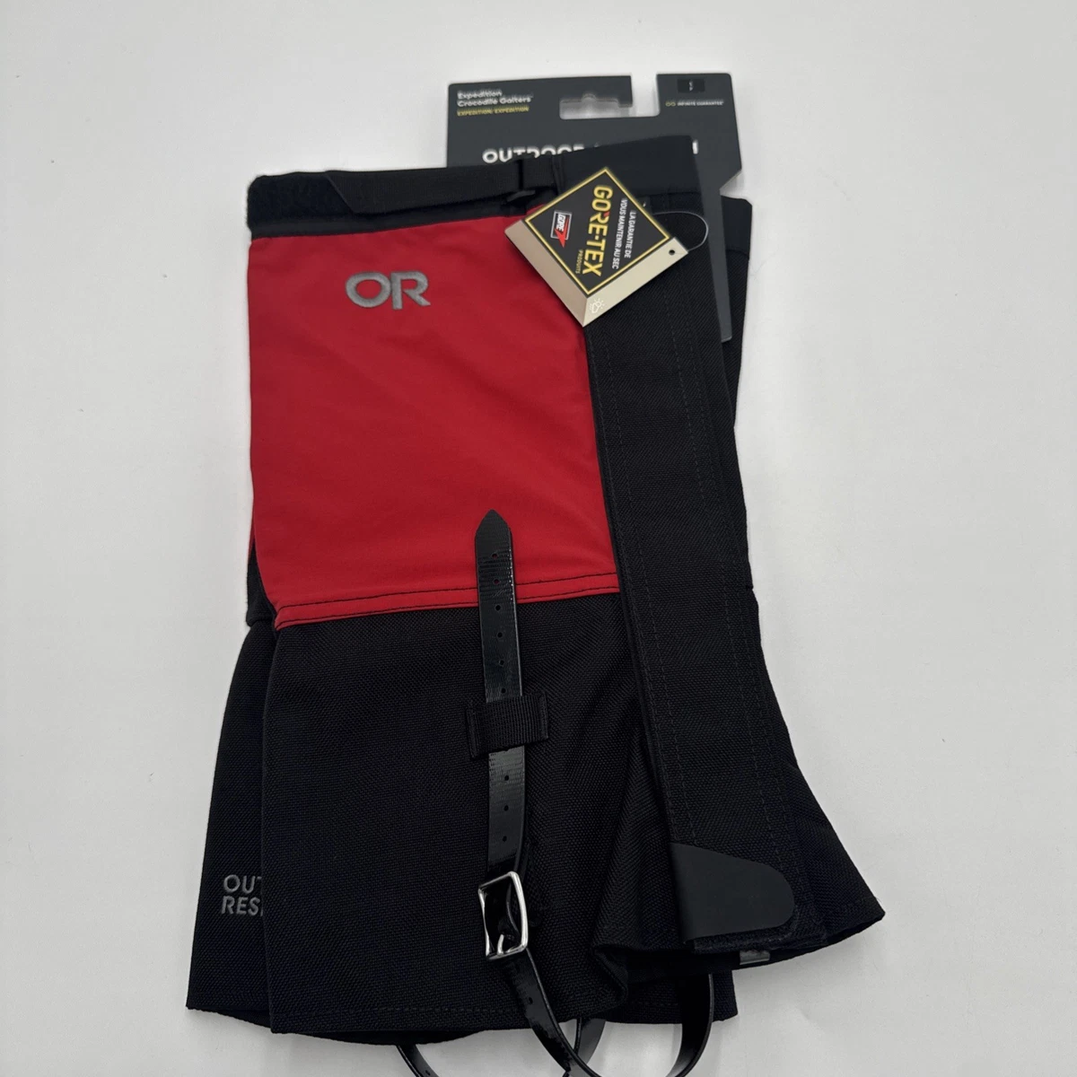 Guêtres Outdoor Research Rocky Mountain Low Noir, Taille L/XL - Fabriquées Aux USA, NEUF