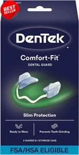 Comfort-Fit Dental Guard Nighttime Teeth Grinding 2 Count Pack of 1 US