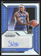 Shake Milton 2020-21 Panini Prizm Sensational Signatures Silver Auto #SS-SML