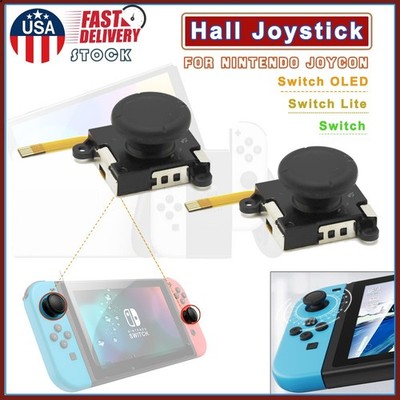 1x 2x Hall Thumb Stick Joystick No Drift For Nintendo Switch /Lite /OLED Joycon