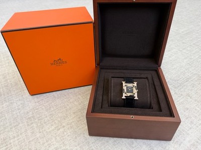 Hermès Heure H Perspective Watch W054597WW00 18K Rose Gold Diamond