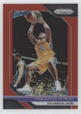 2018-19 Panini Prizm Red Prizm 225/299 Shaquille O'Neal #35 HOF 9xo
