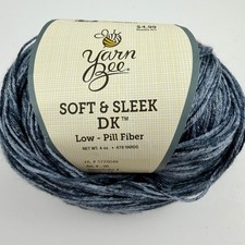 Yarn Bee Soft & Sleek DK Yarn DENIM One Skein 4 Oz Low Pill Acrylic Hobby Lobby
