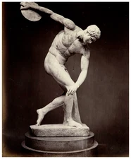 William Axon Mansell, British Museum, Italy, Marble Statue of a Discobulus won