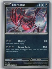 Eternatus 069/094 Uncommon Phantasmal Flames Pokemon Reverse Holo Near Mint