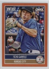 2026 Onyx Vintage Orange 11/75 Sean Gamble #OV-SEGA 0j81