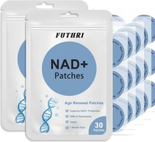 NAD Patches,Vegan, 60 Count  NAD Patches for Women  Men  NAD Patch for Energ