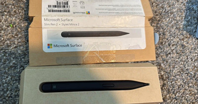 Microsoft Surface Slim Pen 2 Black Stylus for Microsoft Surface 8WV-00001
