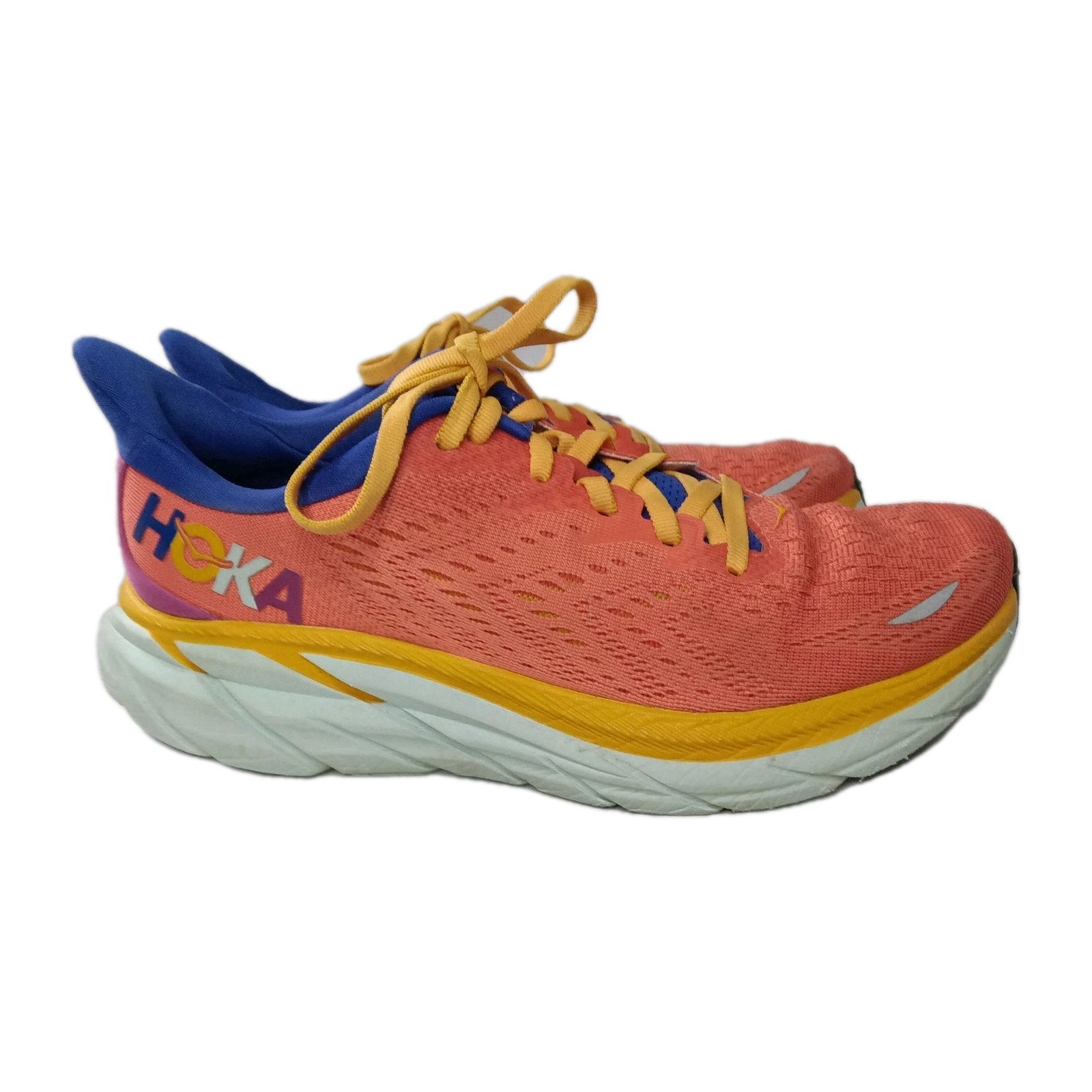 HOKA Clifton 8 Road Running Shoes Women's Size 7.5 B Fiesta Bluing  thumbnail 3