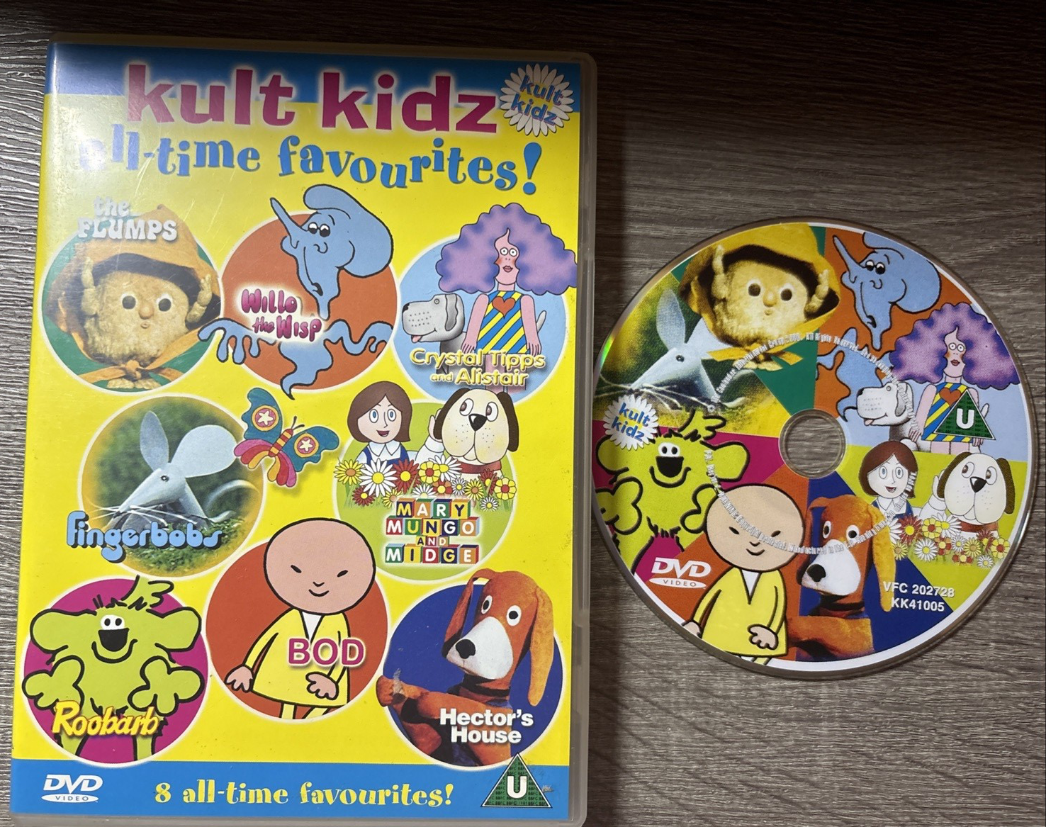 FINGERBOBS  ROOBARB  MARY MUNGO & MIDGE  CRYSTAL TIPPS & ALISTAIR Kult Kidz DVD