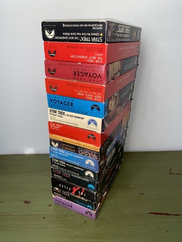 Star Trek Original Uncut TV Series VHS Tape Lot Blockbuster X Files HTF Mixed - Picture 3 of 19