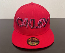 Oakley X New Era Fitted Hat 59Fifty RARE Y2K Older Style Sunglasses Visor