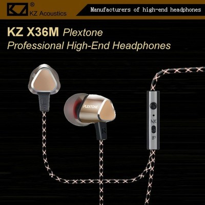QKZ X36M Super Bass In-Ear Kopfhörer/Headset Ohrhörer Earphone Hammerbass Gold