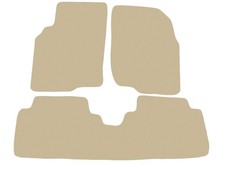 Velours Fußmatten für Nissan Almera Tino 2000-2006 , Beige x14 Rand