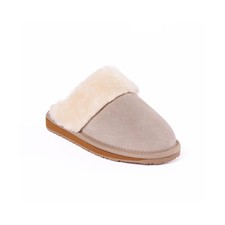 Women's Minnetonka Carefree Scuff Slippers Simply taupe
