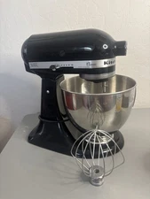 KitchenAid Classic K45SSOB Standalone Stand Mixer - Onyx Black - w/ Whisk & Bowl