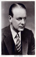 Huntly Gordon Real Photo Postcard rppc - Canadian Silent And Sound Film Actor