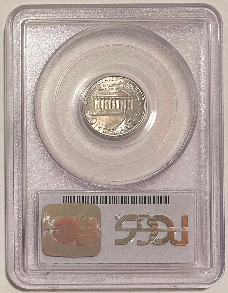 2001 Lincoln 1C - Double Denomination on struck 10C mint error coin - PCGS MS66 - Image 4 of 4