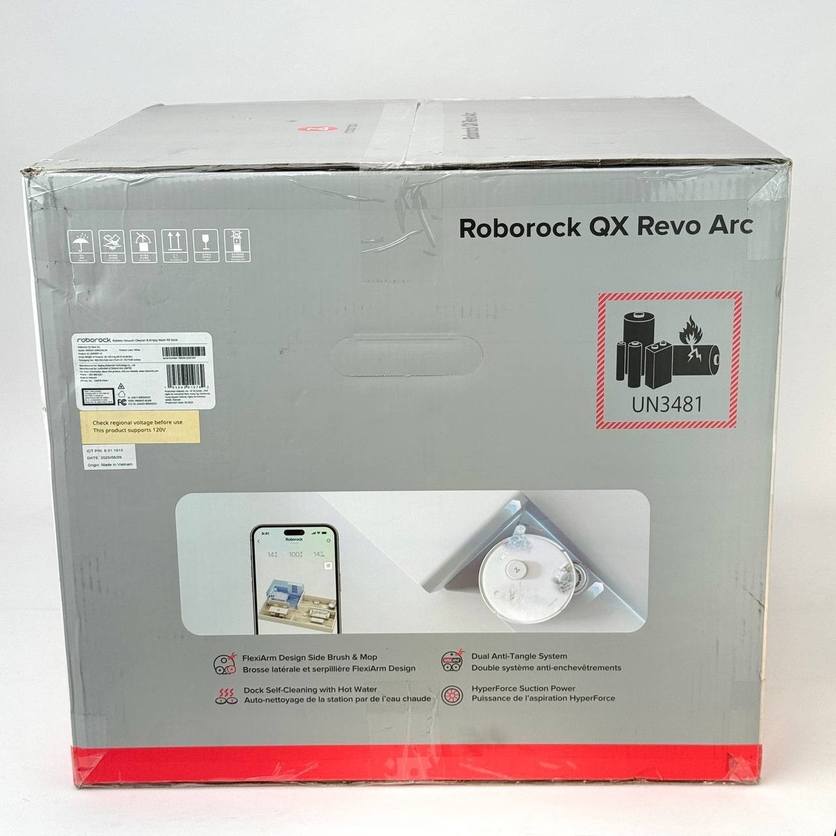 Roborock QX Revo Curv Arc Robot Vacuum & Mop - NEW, Sealed! View 5