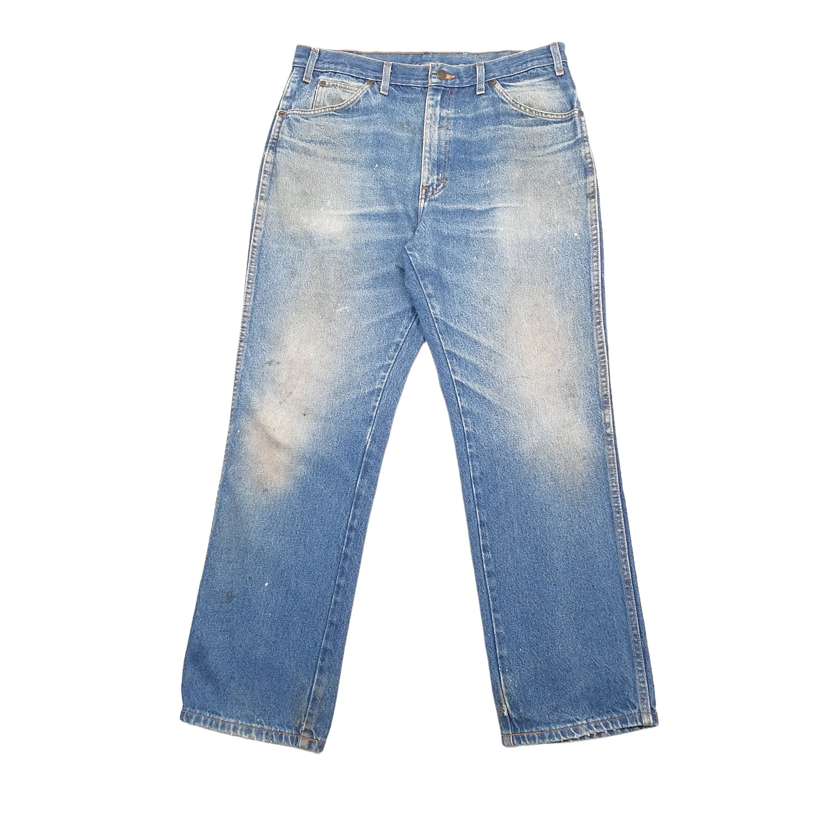 Mens DICKIES Regular Regular Fit Blue Denim Jeans Trousers W35 L30 image 2
