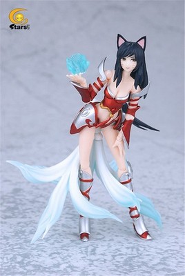League of Legends LOL 1/12 Ahri Nine-Tailed Fox Action Figure Model Toy IN STOCK