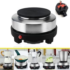 Portable 220V 500W Electric Mini Stove Hot Plate Multifunction Home Heater UK