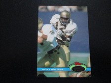 RICKY WATTERS 1991 TOPPS STADIUM CLUB ROOKIE CARD # 60