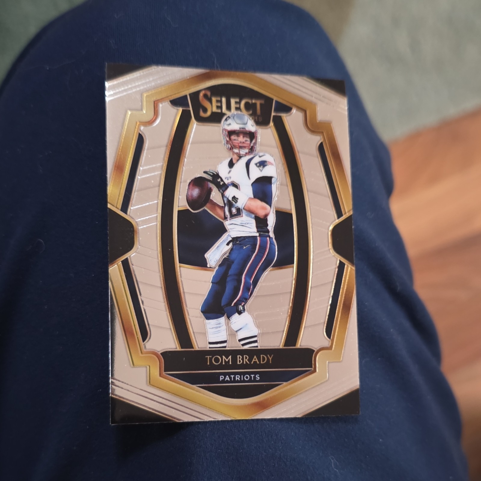 2018 Panini Select Premier Level Tom Brady Patriots #166 NFL Football Card