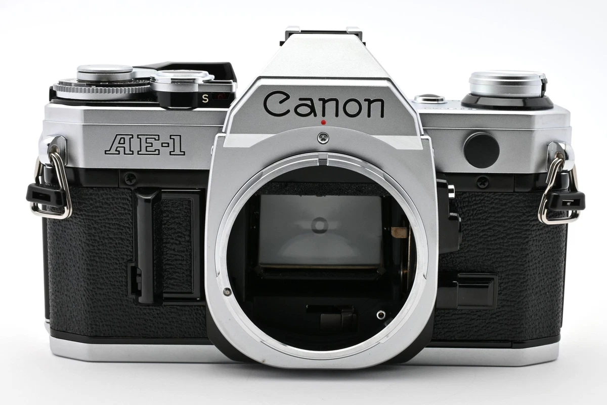 [Casi COMO NUEVA con caja] Cámara fotográfica Canon AE-1 35 mm SLR plateada de JAPÓN C063
