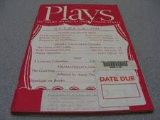 PLAYS - DRAMA MAGAZINE FOR YOUNG PEOPLE - OCTOBER 1998 - 5 1/2 X 8 1/2 Magazine!