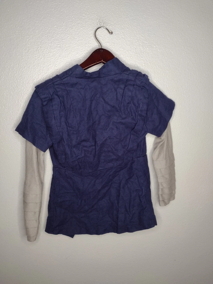 Disney Star Wars Juvenil Sable Túnica Disfraz Niño Top Camisa Azul Marino Chaqueta B4 Foto 3 de 4