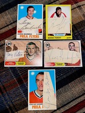 1960/70S NHL HOCKEY AUTOGRAPH CARDS PHILADELPHIA FLYERS BERNIE PARENT TOPPS AHL