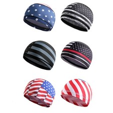 6 Pack Cooling Skull Cap Sweat Wicking Helmet Liner Beanie Running Cycling He...