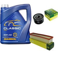 Inspektionspaket 5L Mannol Classic 10W-40 FüR Renault Kangoo Express 1.5 Dci