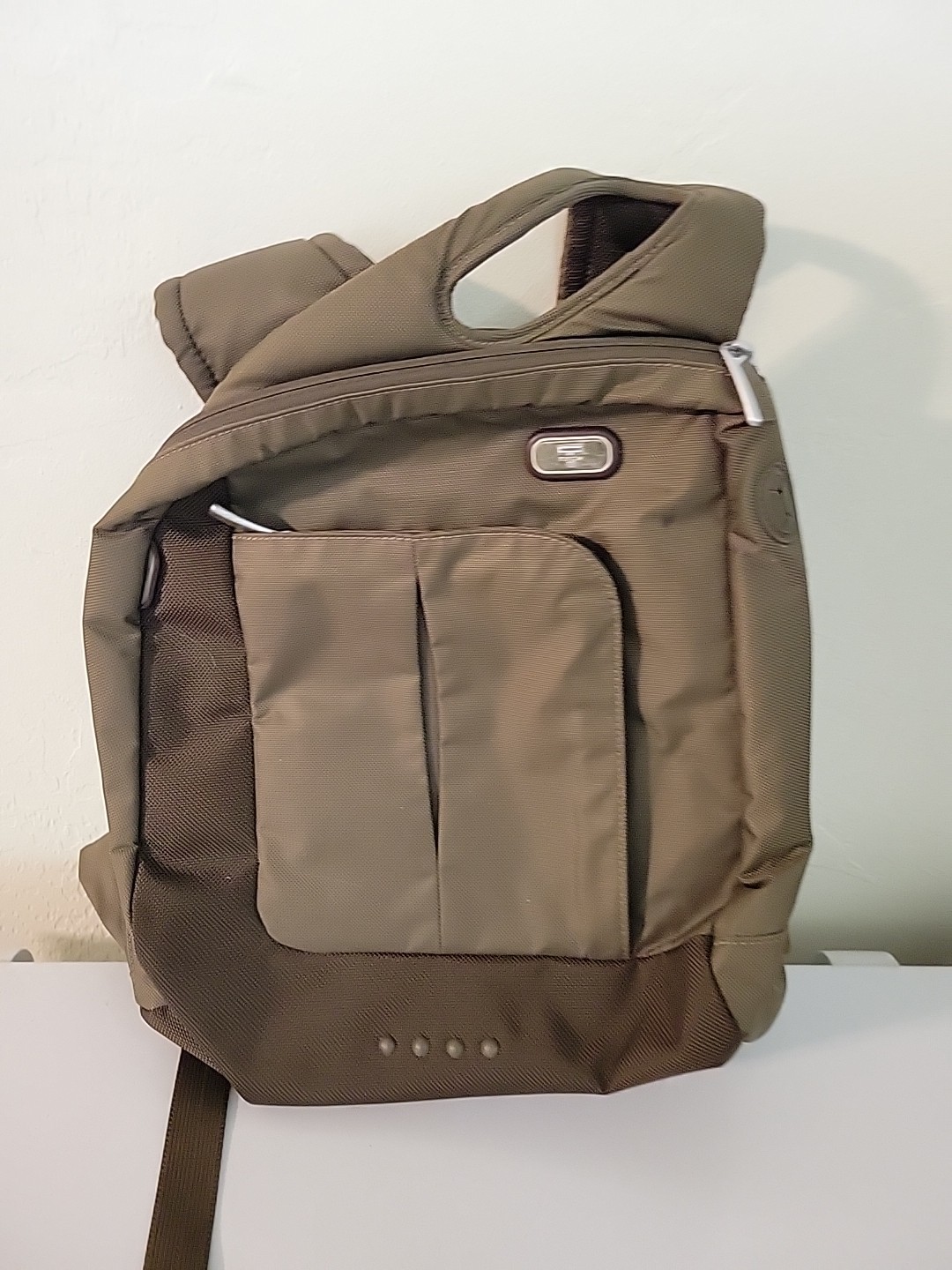 TUMI T-Tech Flow 14 Inch Laptop Backpack in Tan Brown 5106MSS