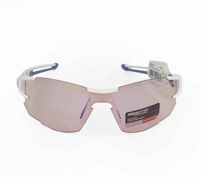 Julbo J4963411 Women's Aerolite Lightweight Sunglasses, White/Blue Frame 