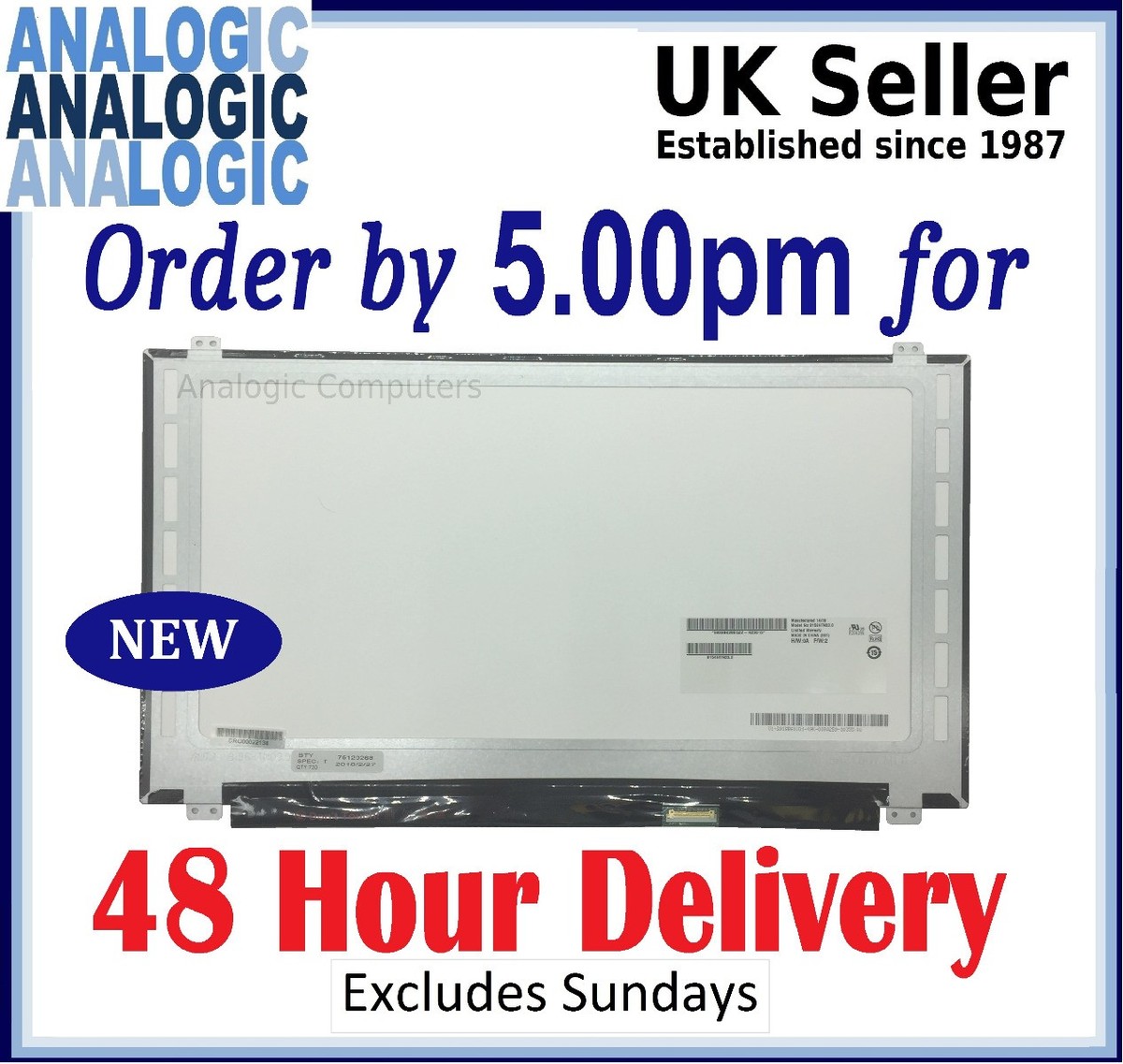 Ricambio Compatibile LG Philips LP156WH4 (TL) (Q1?) Laptop - Foto 10