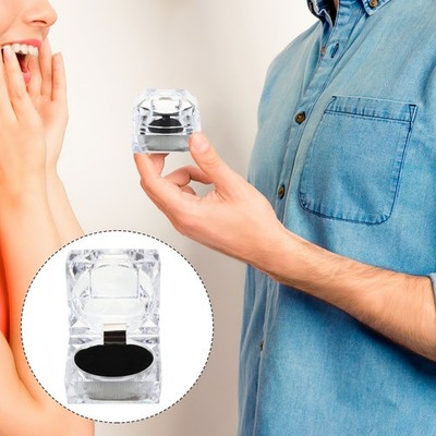  4 Pcs Ring Box Für Hochzeit Schmuckkästchen Ohrringe Eheringboxen