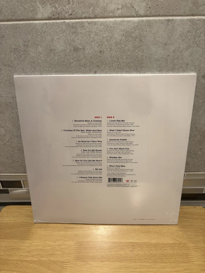 TOBY KEITH 13 NUMBER ONES - VINYL LP " NEW, SEALED " Foto 2 de 2