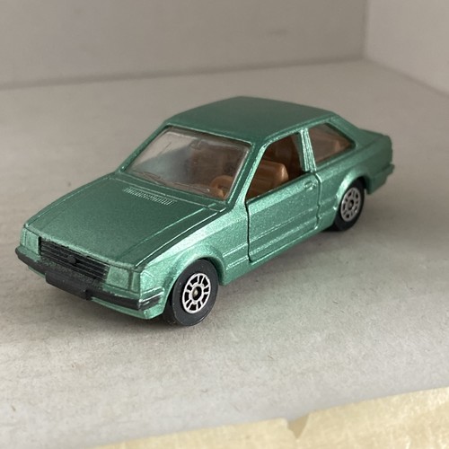 Corgi Ford Escort Green with Tan Interior - Diecast - Used & Unboxed.