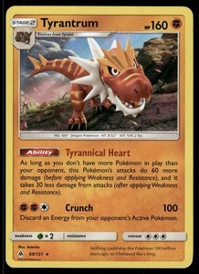 tyrantrum pokemon card value Tyrantrum Pokemon Card